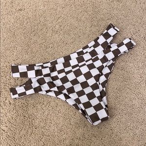 NWOT MIKOH checkered bottoms